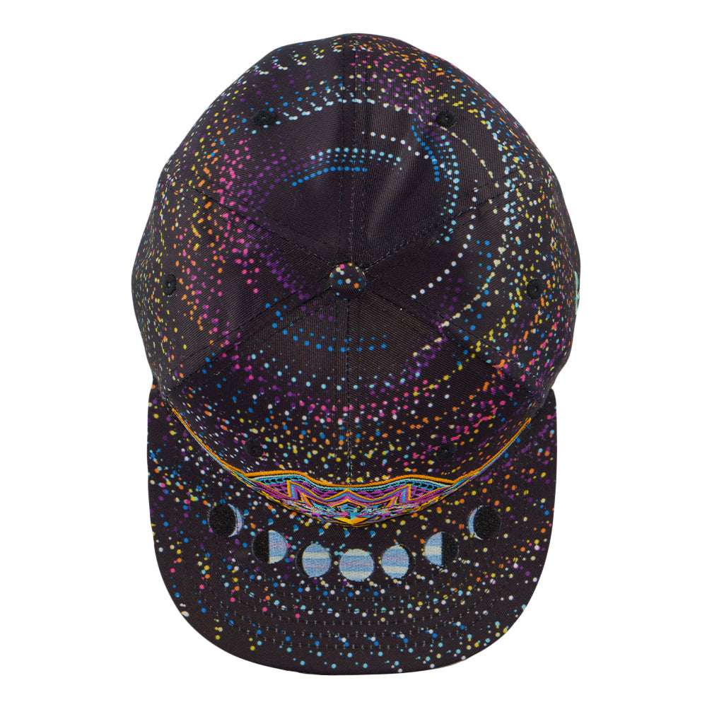 Night Owl Rainbow Vortex Fitted Hat by Grassroots California