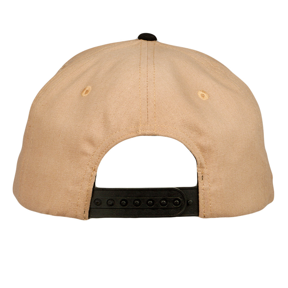 Stanley Mouse Red Rose Tan Snapback Hat by Grassroots California
