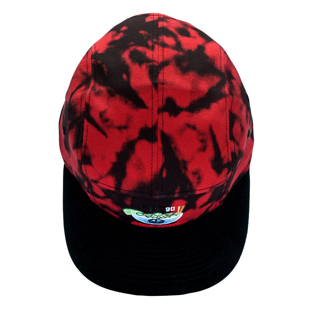 Pho 20 Red Dye 5 Panel Hat by Grassroots California