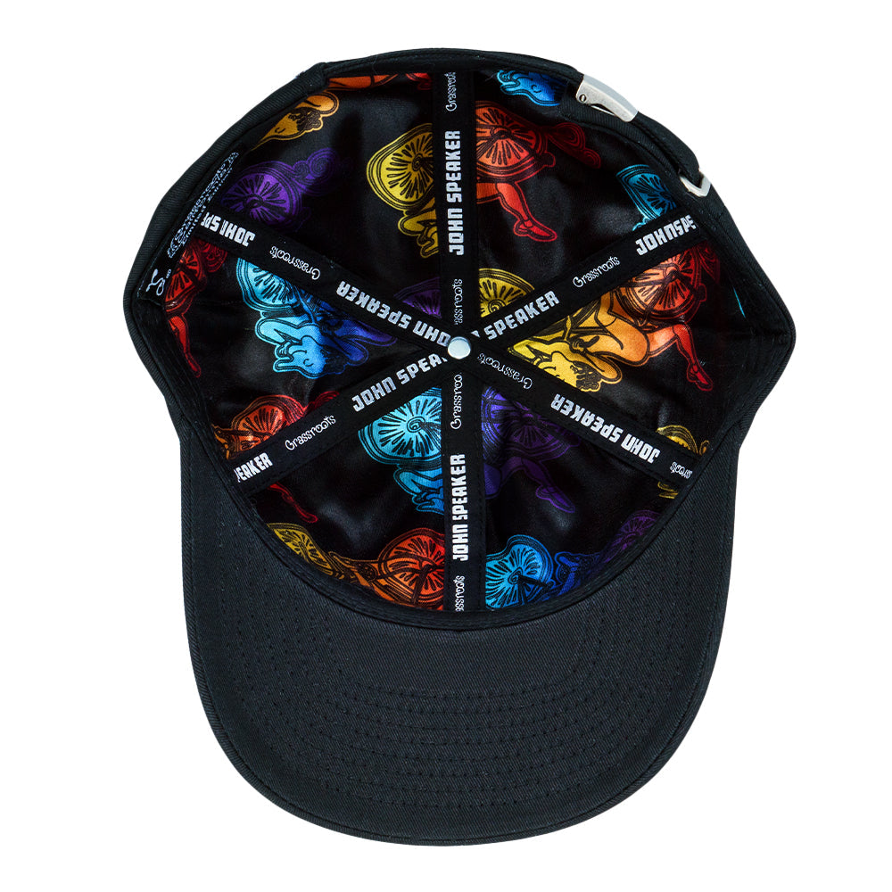 John Speaker Bicycle Day Black Dad Hat by Grassroots California