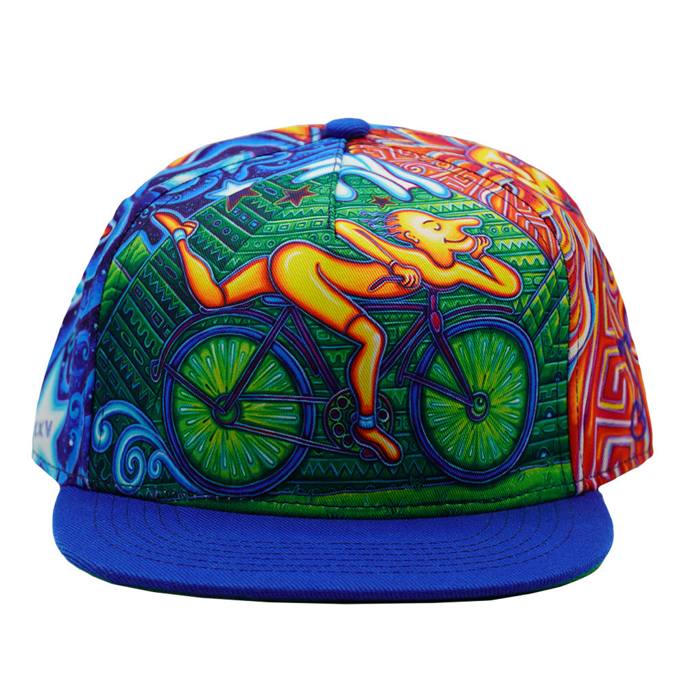 John Speaker Bicycle Day Allover Fitted Hat by Grassroots California