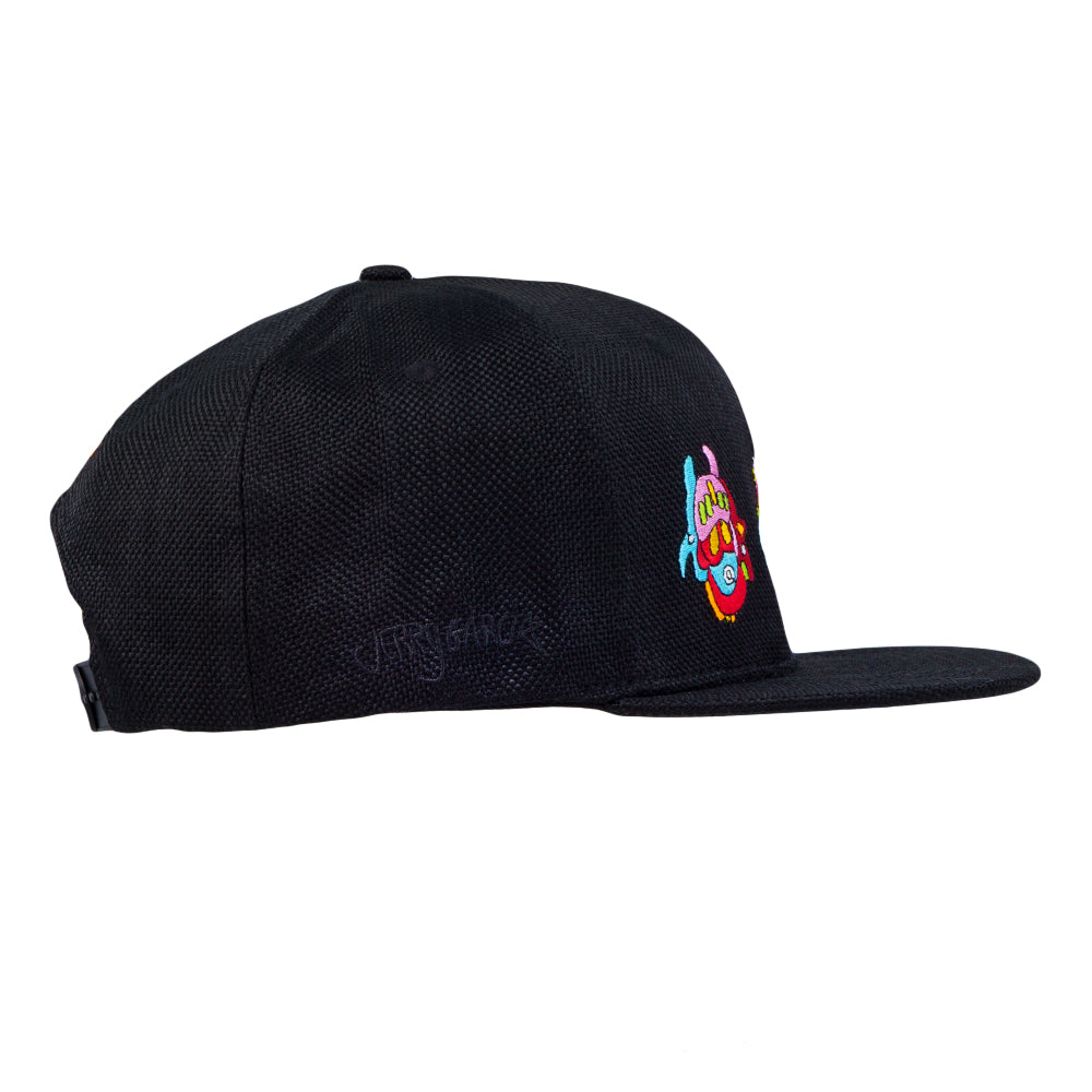 Jerry Garcia Space Container Trio Black Snapback Hat by Grassroots California