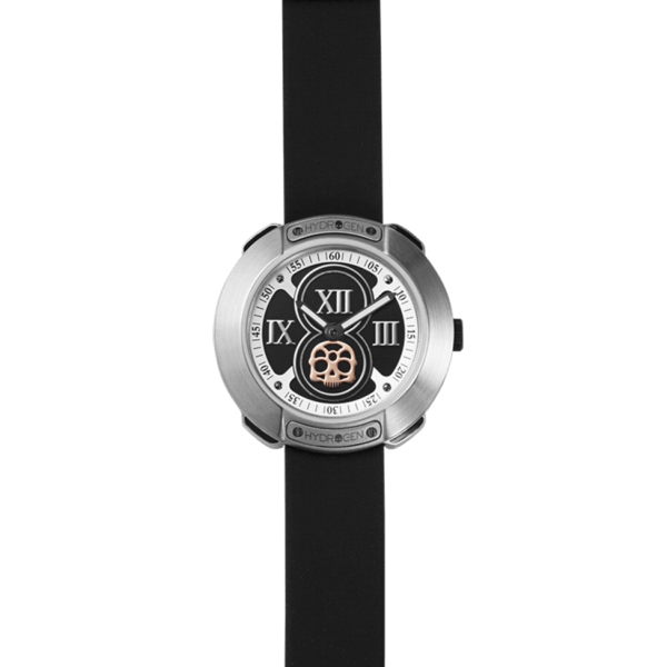 Vista Roman Silver Black by Hydrogen Watch