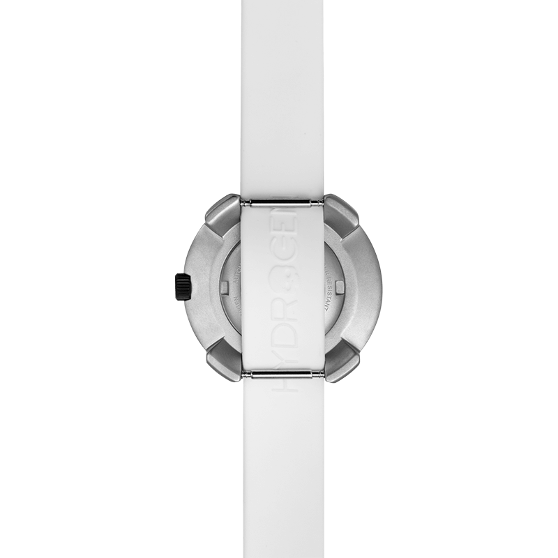 Vista Numero Silver White by Hydrogen Watch