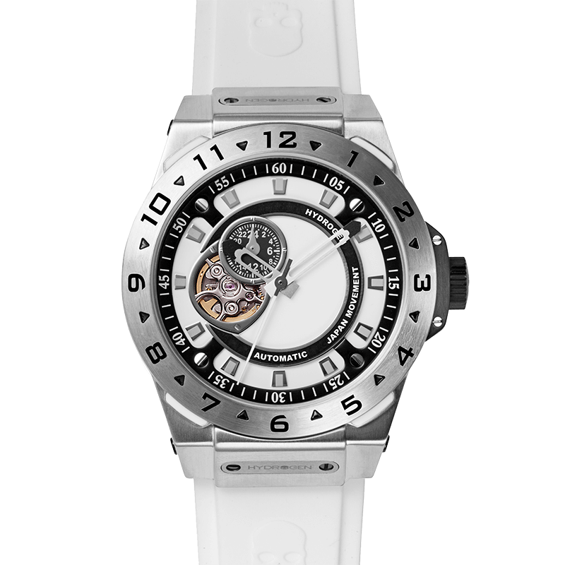 Vento Silver White by Hydrogen Watch