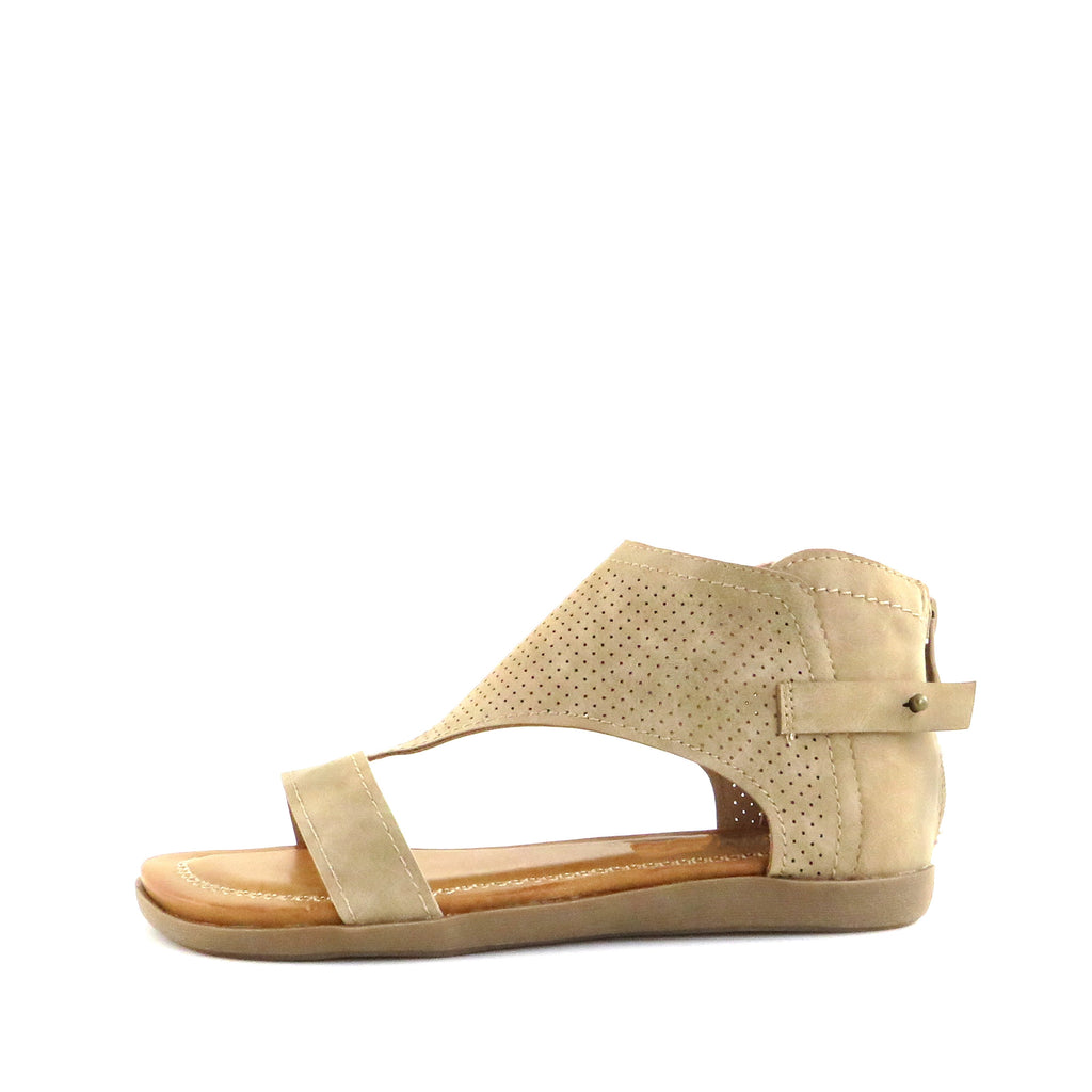 Women's Coop Natural Perforated Sandal by Nest Shoes