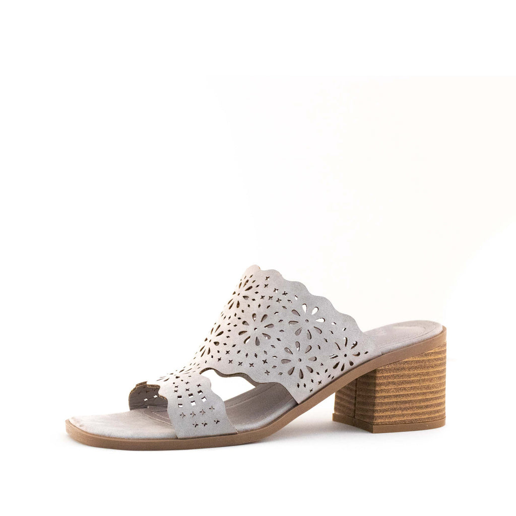 Women's Missy Perforated Wedge Stone by Nest Shoes