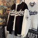 Retro Bear Embroidered Baseball Letterman Jacket