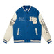 Retro Bear Embroidered Baseball Letterman Jacket