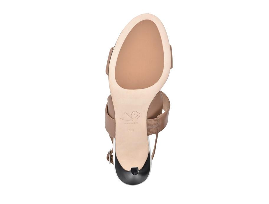 Fortune Tawny Brown/White/Black Lux Nappa by Joan Oloff Shoes