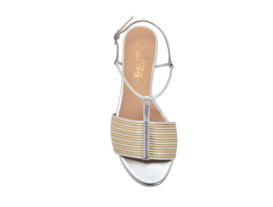 Gabi Silver/Gold Multi Lux Nappa by Joan Oloff Shoes