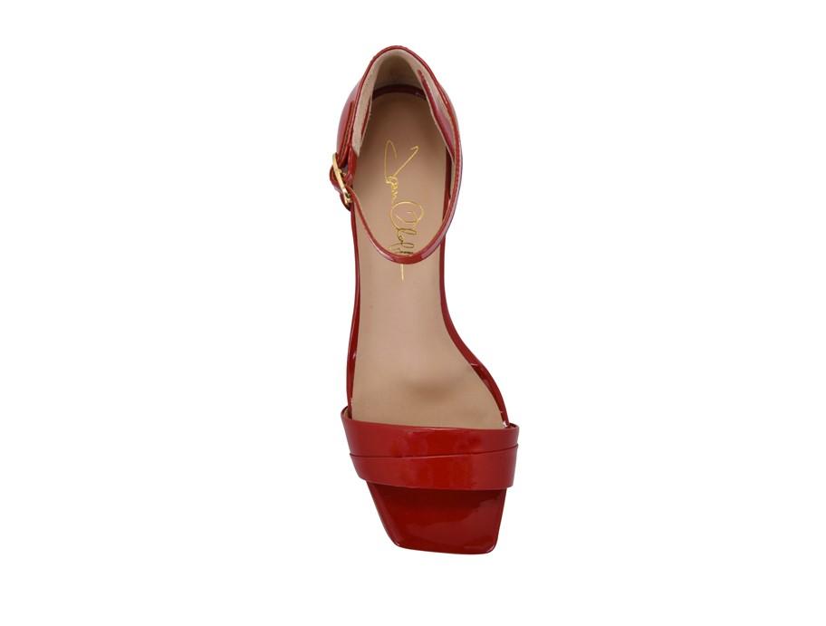 Simone Red Hot Soft Patent by Joan Oloff Shoes
