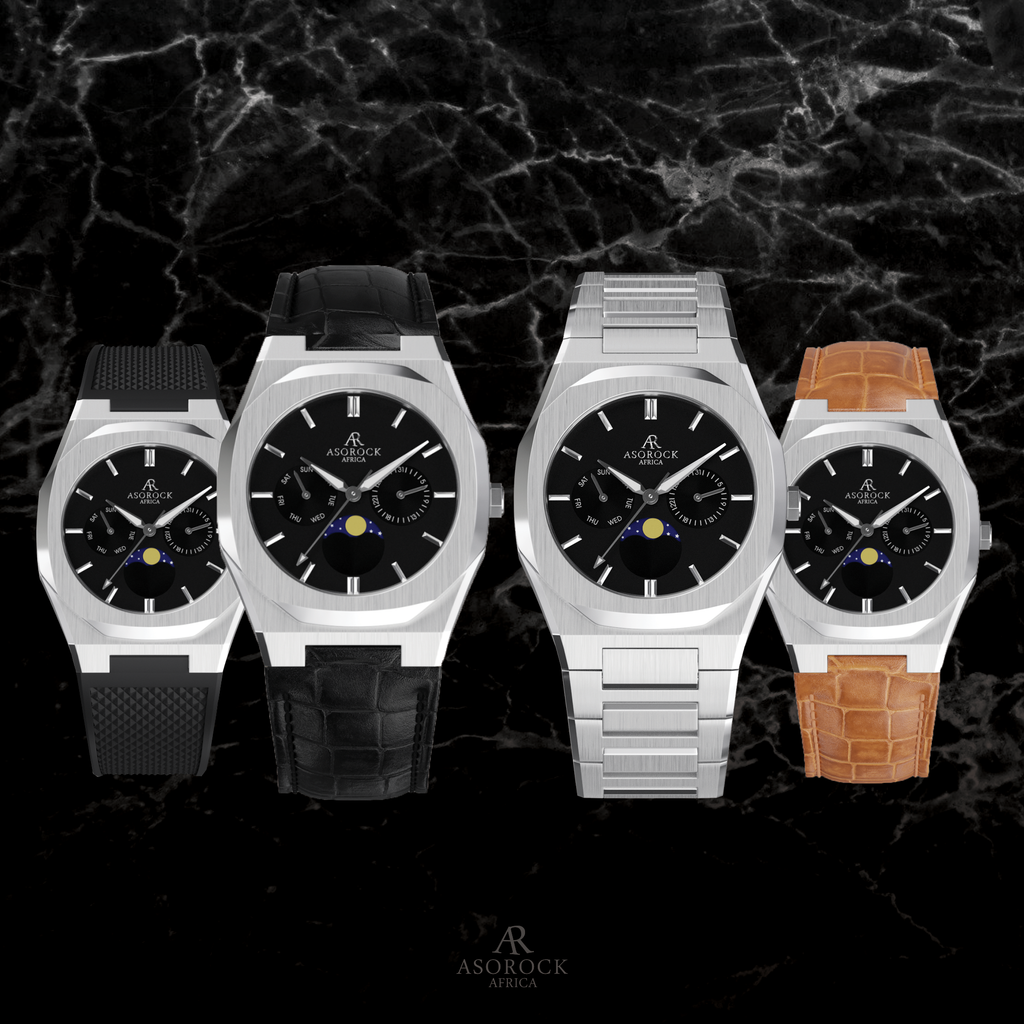 Silver/Black Transporter by ASOROCK WATCHES