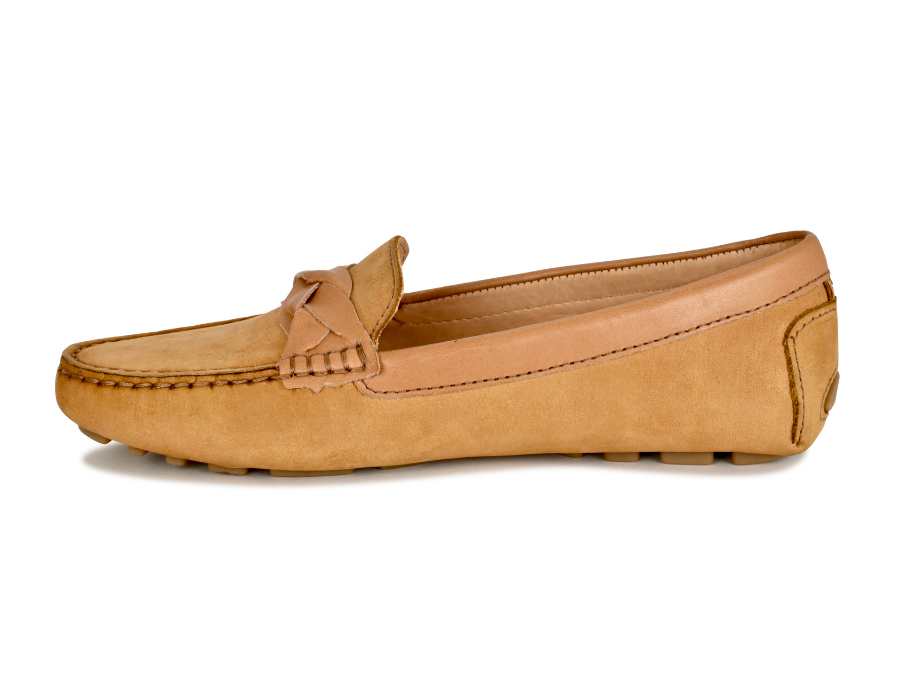 Piper Camel Nubuck/Camel Leather by Joan Oloff Shoes