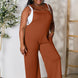 Double Take Full Size Wide Strap Overall with Pockets