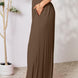 Double Take Full Size Smocked Wide Waistband Wide Leg Pants