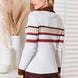 Basic Bae Striped Collared Neck Rib-Knit Top