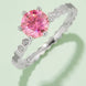 1 Carat Moissanite 6-Prong 925 Sterling Silver Ring