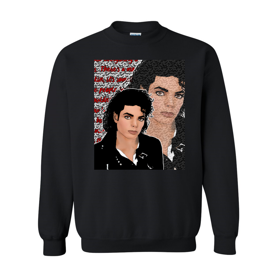 Kimante Michael Jackson Crewneck Sweatshirt - Kimante Discounted Fashionionable clothing 