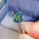 1 Carat Moissanite Heart 925 Sterling Silver Ring