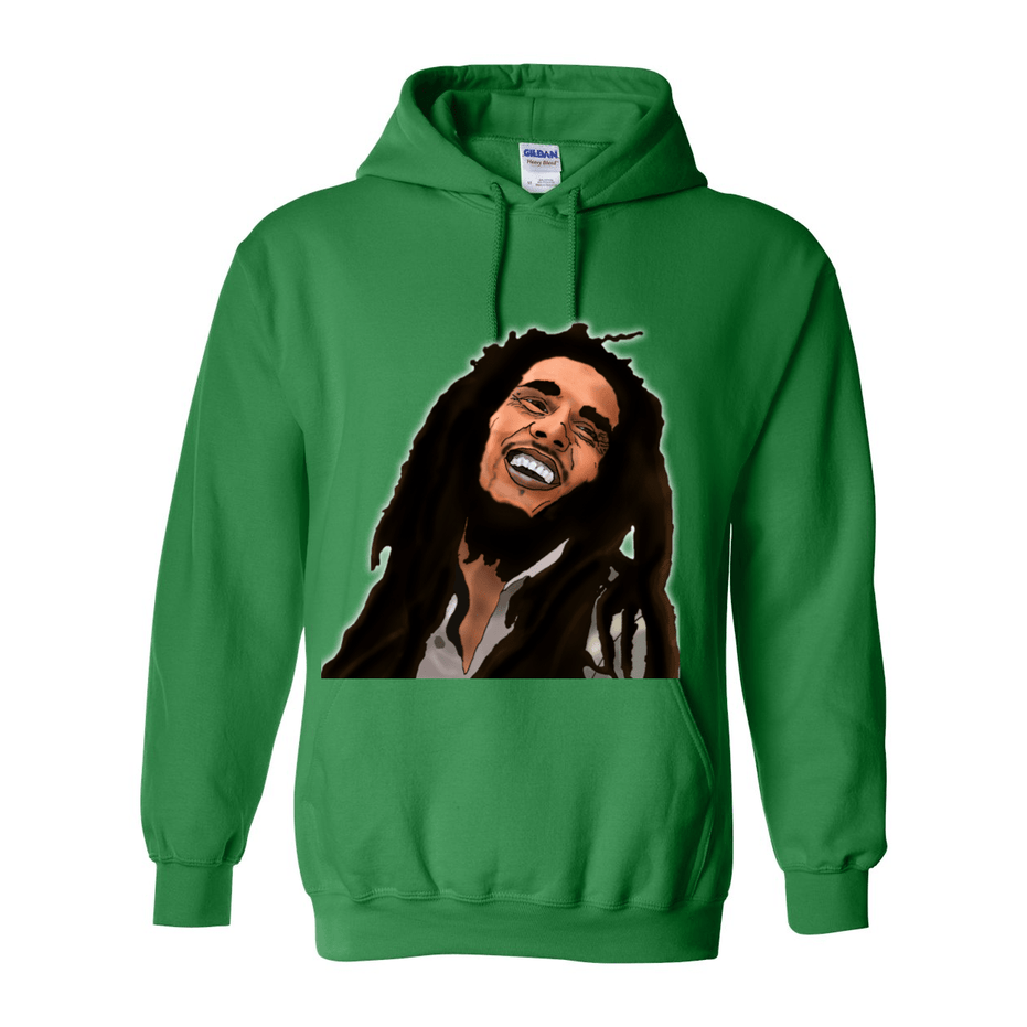Heavy Blend Kimante Bob Marley Hoodie - Kimante Discounted Fashionionable clothing 