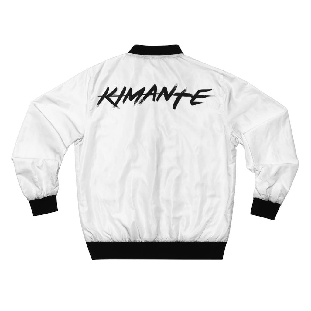 Dallas Kimante White AOP Bomber Jacket