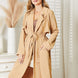 Culture Code Full Size Tied Trench Coat with Pockets