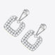 1.68 Carat Moissanite 925 Sterling Silver Drop Earrings