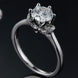 1 Carat Moissanite 925 Sterling Silver Ring