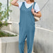 Double Take Full Size Sleeveless Straight Jumpsuit