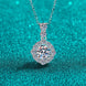 1 Carat Moissanite 925 Sterling Silver Necklace