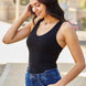Zenana Racerback Tank Bodysuit