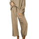 Dropped Shoulder Top and Pants Set