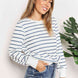 Double Take Striped Long Sleeve Round Neck Top