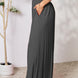 Double Take Full Size Smocked Wide Waistband Wide Leg Pants