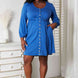 Double Take Scoop Neck Empire Waist Long Sleeve Magic Dress