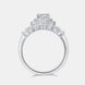 1 Carat Moissanite 925 Sterling Silver Crown Ring