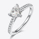 1 Carat Moissanite Triangle 925 Sterling Silver Ring