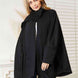 HEYSON Full Size Open Front Cardigan with Scarf Design