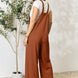 Double Take Full Size Wide Strap Overall with Pockets
