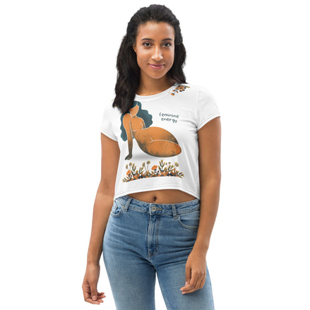 Feminine Energy Kimante Crop Tee