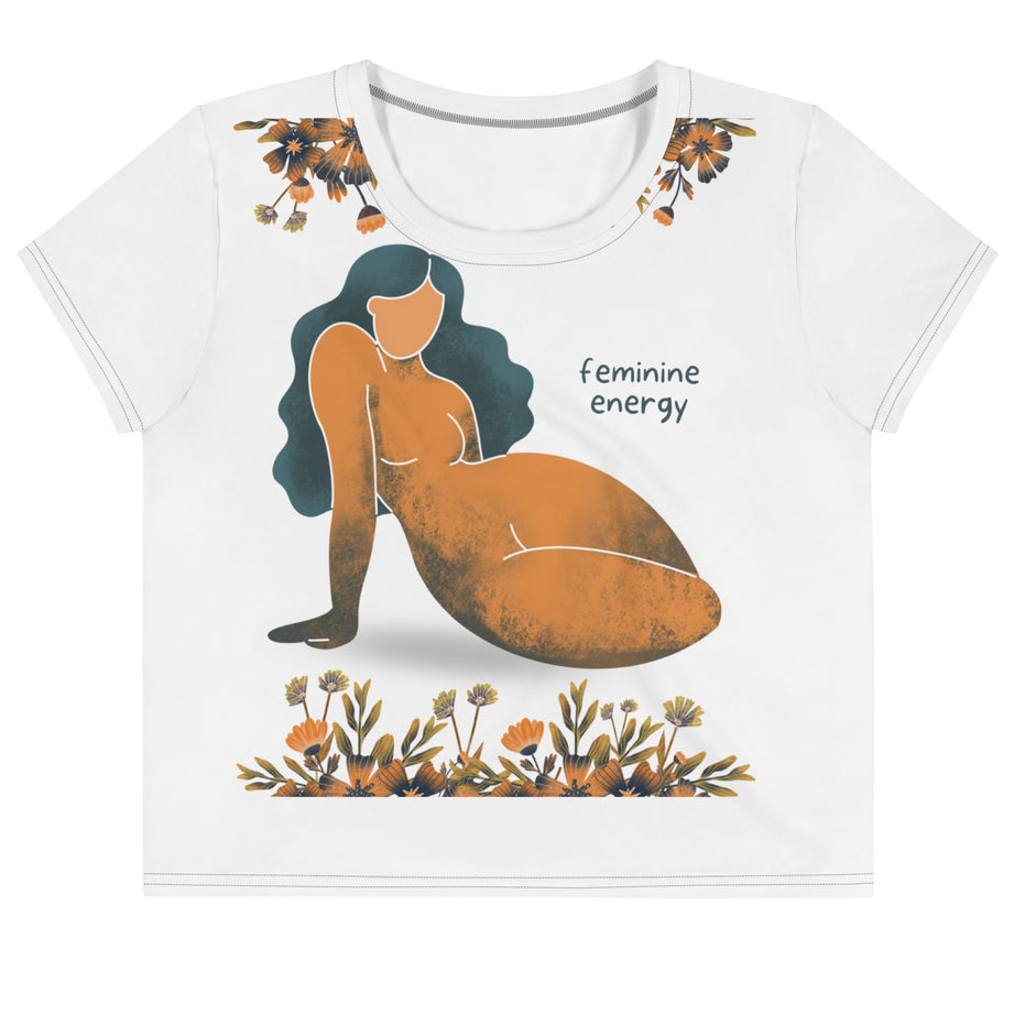 Feminine Energy Kimante Crop Tee