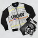 Chicago Kimante Black AOP Bomber Jacket