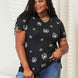 Double Take Dandelion Print Round Neck T-Shirt
