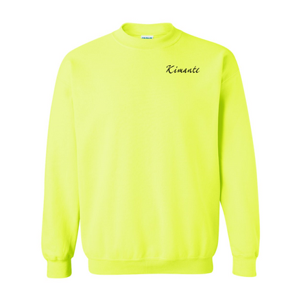 Kimante Black Logo Crewneck Sweatshirt - Kimante Discounted Fashionionable clothing 