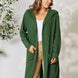 Basic Bae Full Size Ribbed Open Front Long Sleeve Cardigan