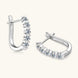 Moissanite 925 Sterling Silver Earrings