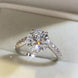 3 Carat Moissanite 925 Sterling Silver Ring