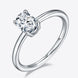 1 Carat Moissanite 925 Sterling Silver Solitaire Ring