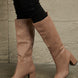 East Lion Corp Block Heel Knee High Boots